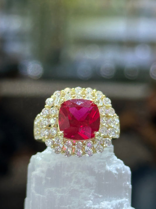 14k big ring woman