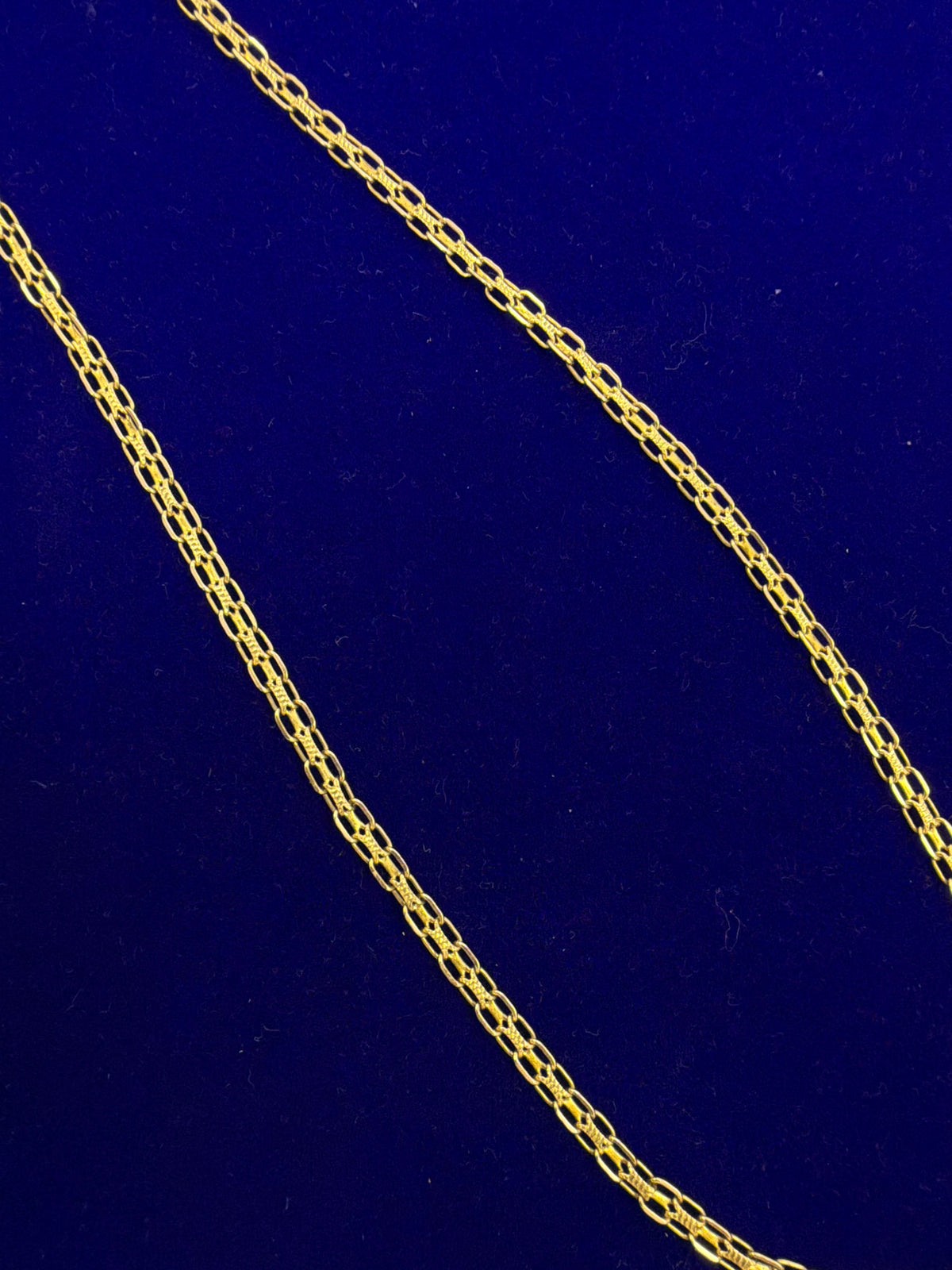 14k comb necklace 22" 4mm