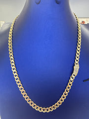 14k monaco necklace  20” 7mm