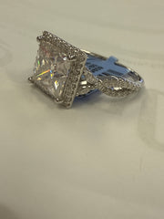 925 Sterling Silver Moissanite Ring
