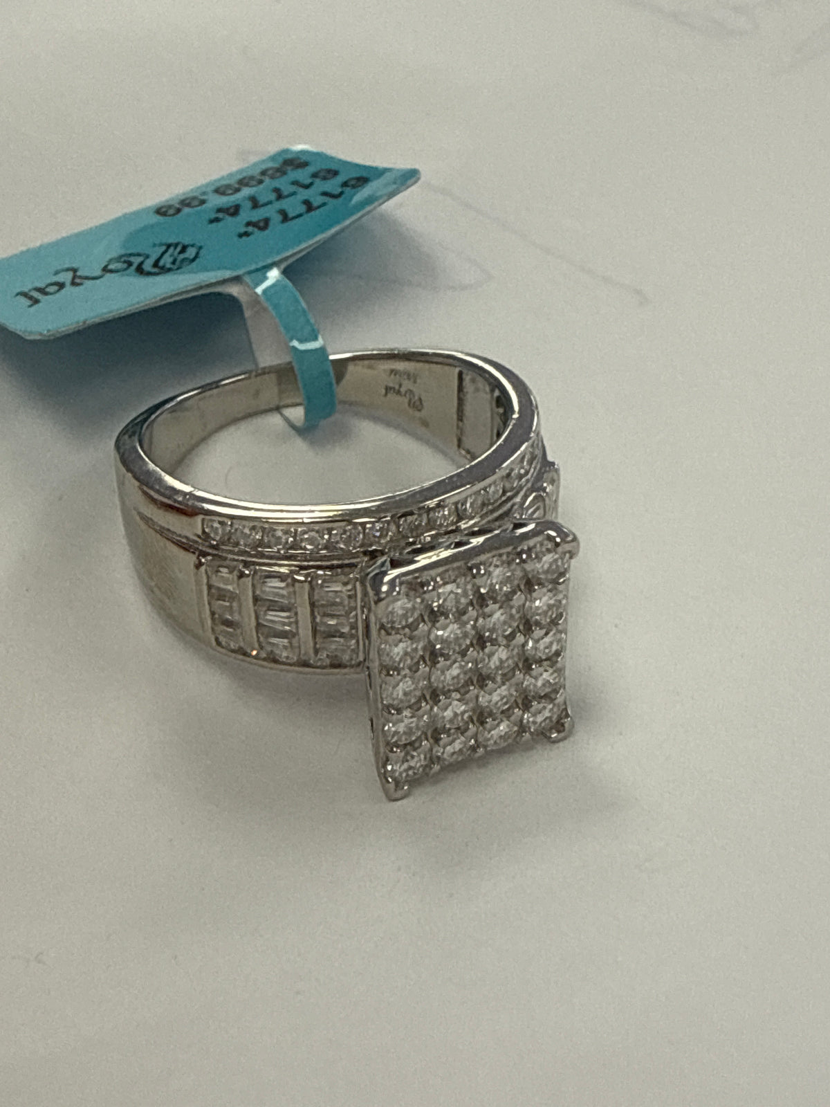 925 Sterling Silver Moissanite Ring
