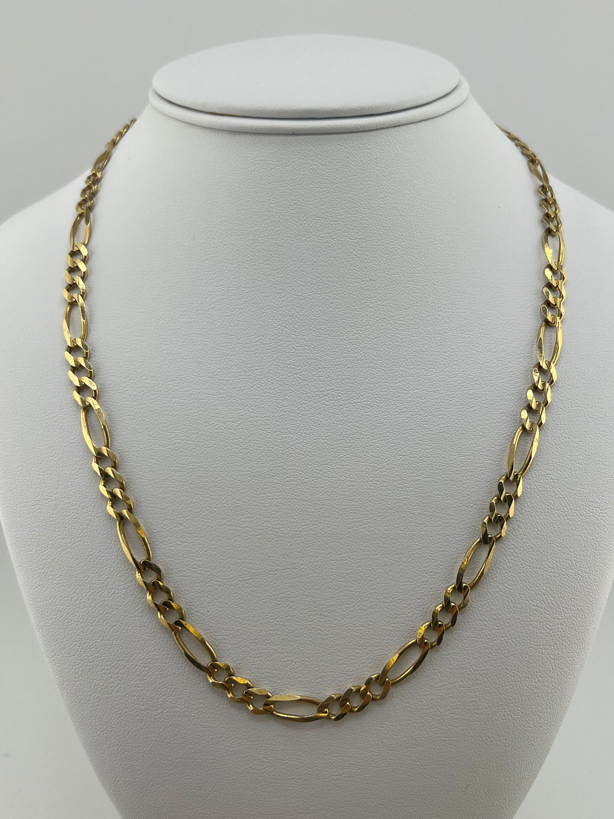 14k Necklace figaro style 20”