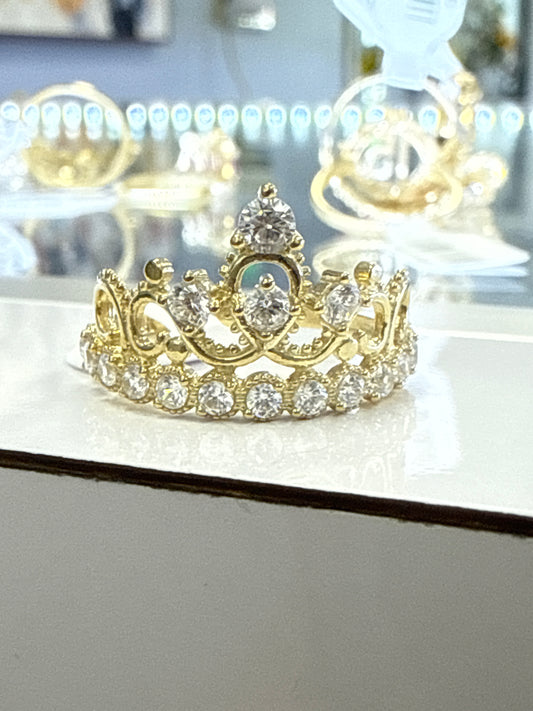 10k ring ladies heart with 15 quinceanera