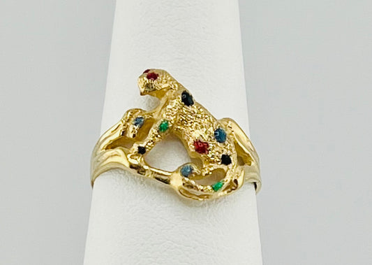 14k ring panther size 7