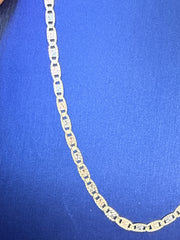 10k necklace valentino 3 color 18” 3.33mm 6.8g