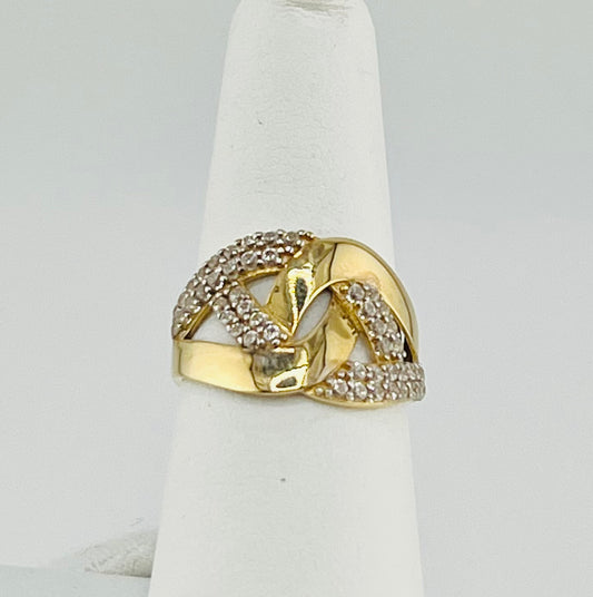 14k ring with stones