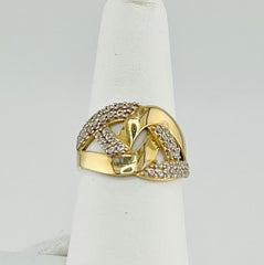 14k ring with stones