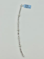 925 Silver bracelet with diamonds heart .25ct