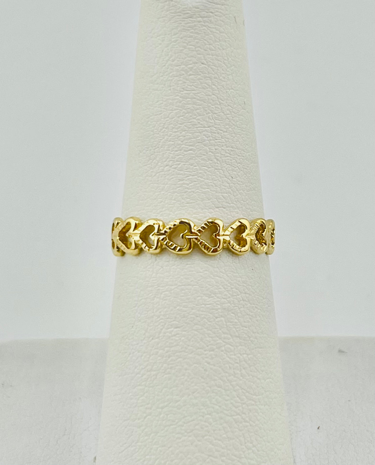 14k heart ring