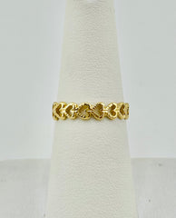 14k heart ring