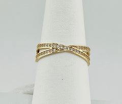 14k ring with stones