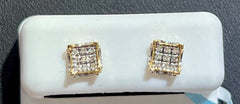 Diamond Earring 0.09ct 14k screw back