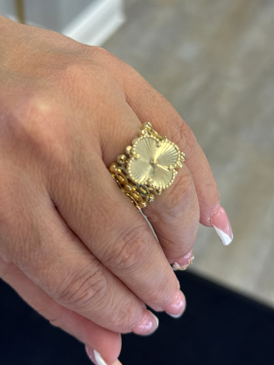 14k bracelet and ring all in one piece