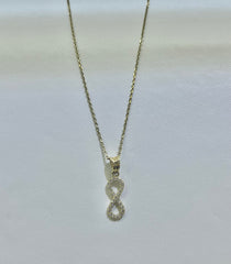 14k Infinity necklace