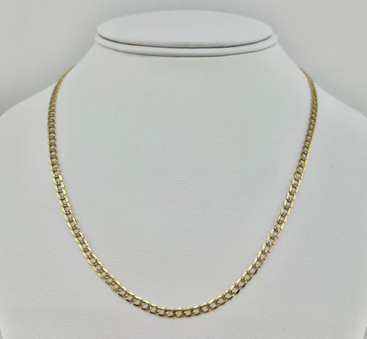 14k cuban necklace 18”