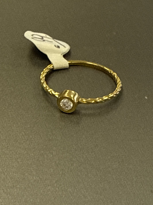 10k ring with pink stone