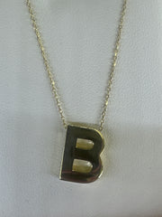 14k letter B necklace 2.7g