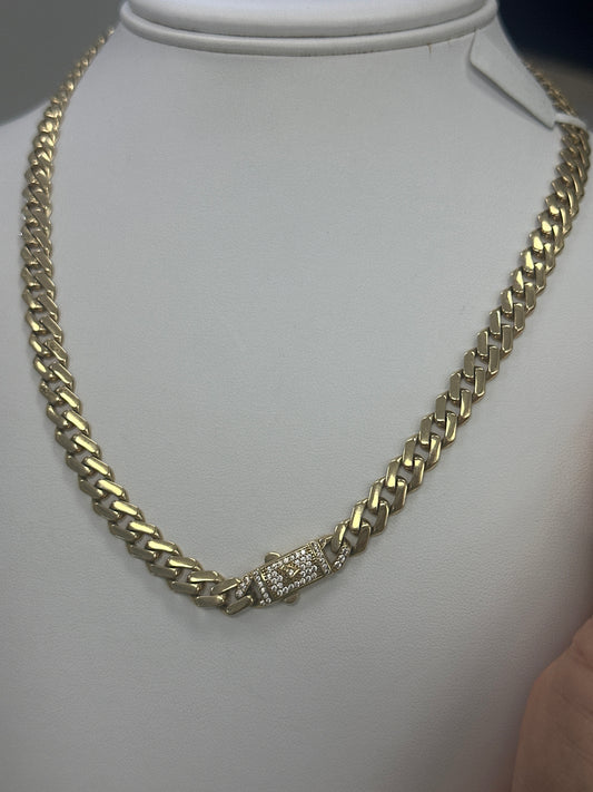 14k monaco necklace 7.32mm 18”long