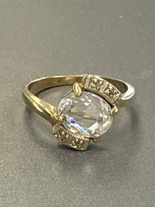 14k ring ladies with stone