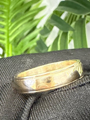 10k band aro plain size11 6mm