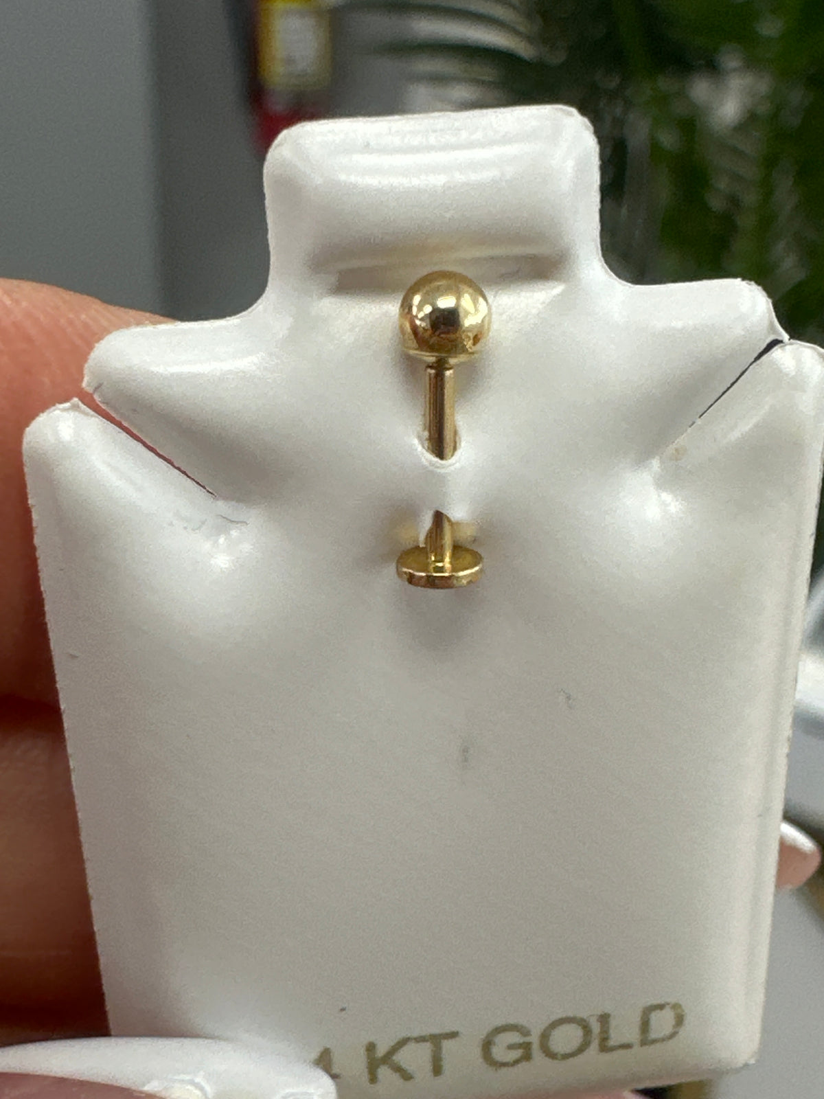 14k earring piercing boca mount