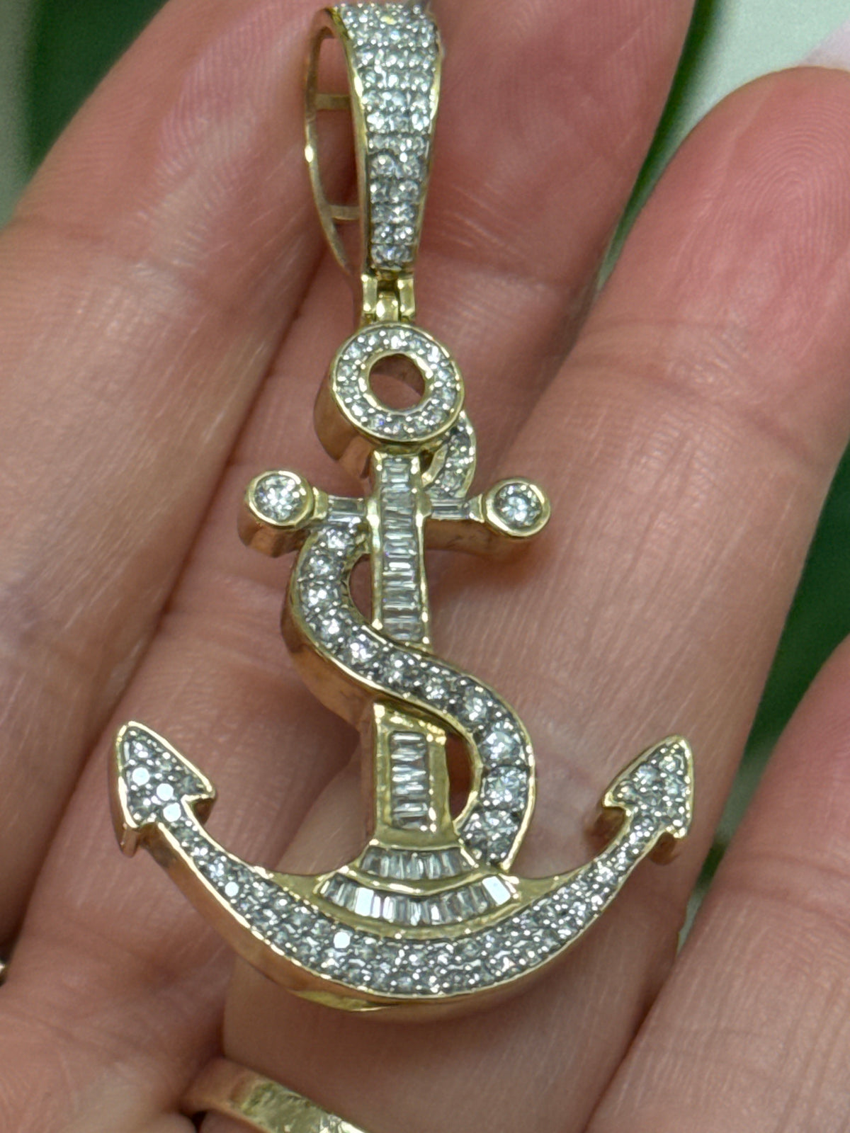 10k 1.00ct diamond pendant Anker