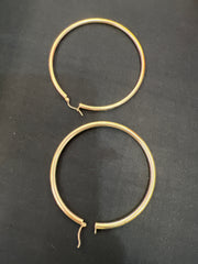 14k Earring big hoop 2 1/2 mm