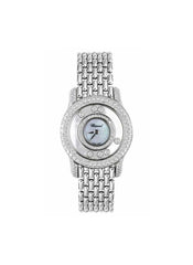 Chopard Happy Diamonds 28mm 18k White Gold White MOP Dial Factory Diamond Bezel Watch 209181