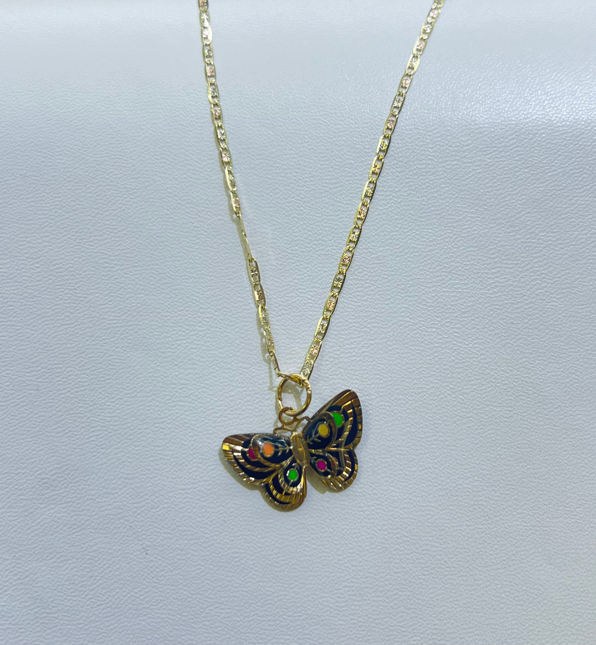 14k Butterfly necklaces