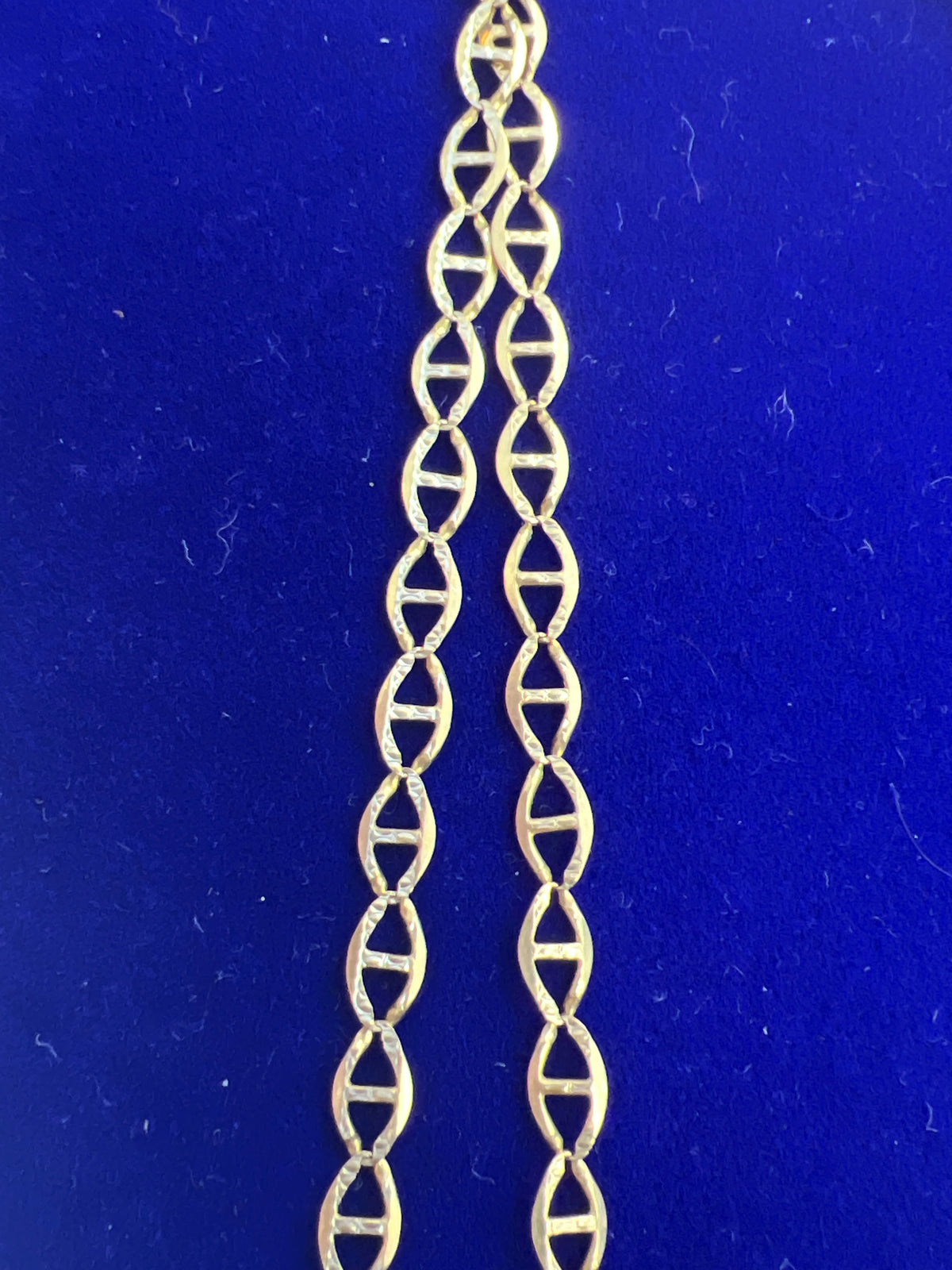 14k gucci style necklace 24” 3.8mm 6.45g