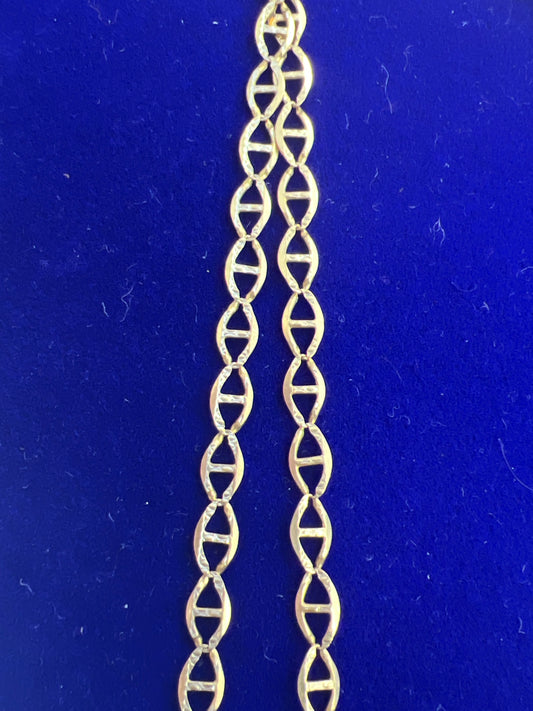 14k gucci style necklace 24” 3.8mm 6.45g
