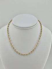 14k Necklace gucci style 16”