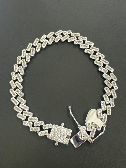 Silver 925 Bracelet silver monaco men