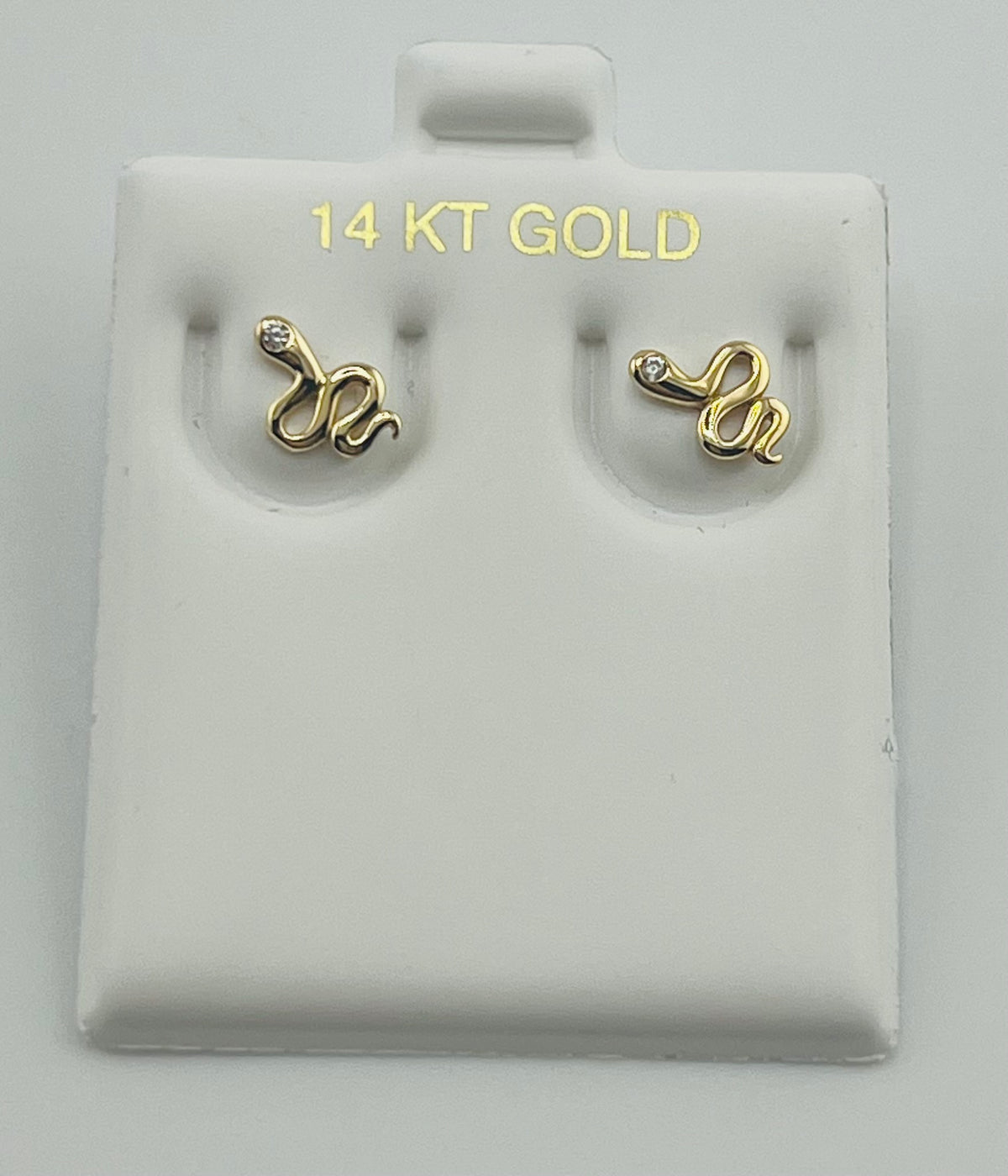 14k Baby and ladies snake earring