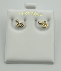 14k Baby and ladies snake earring