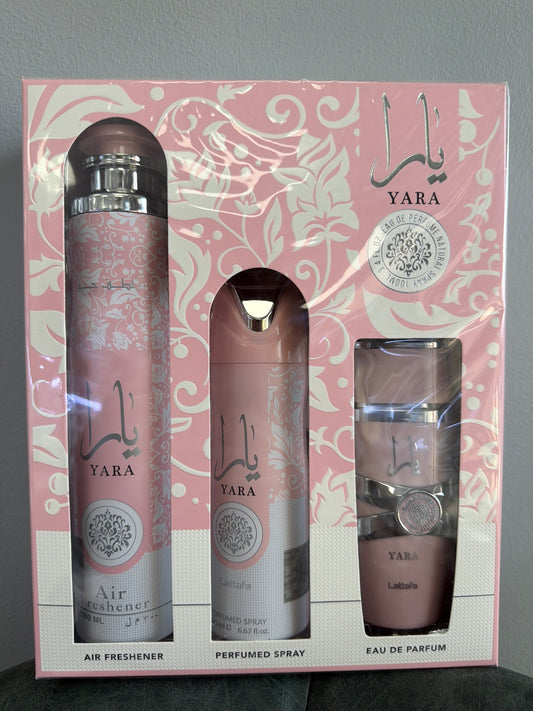 Yara pink fragrance Set eau de perfume