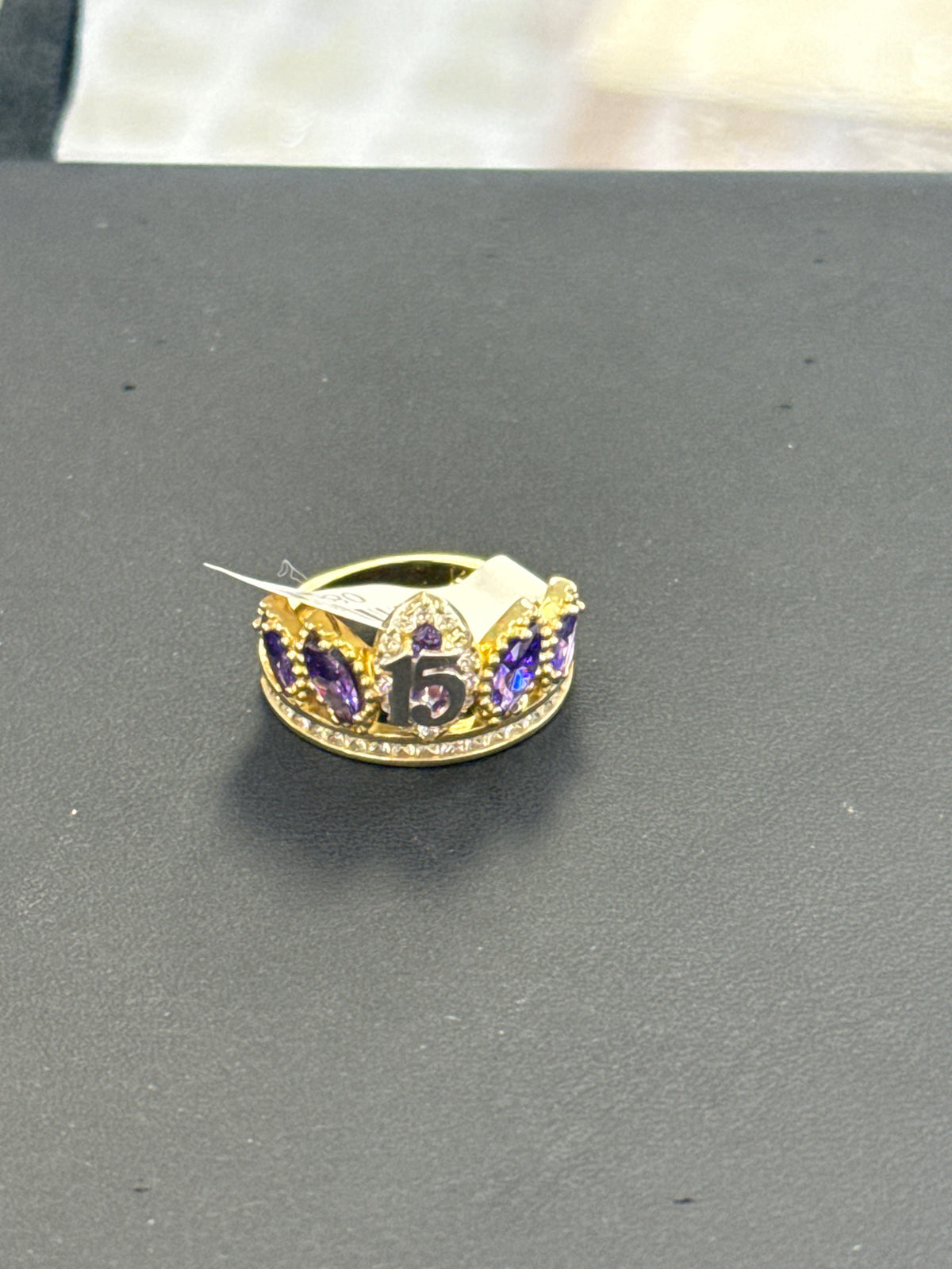 14k Quince (15) purple crown