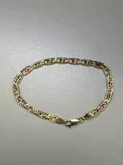 14k bracelet valentino 7” 5mm