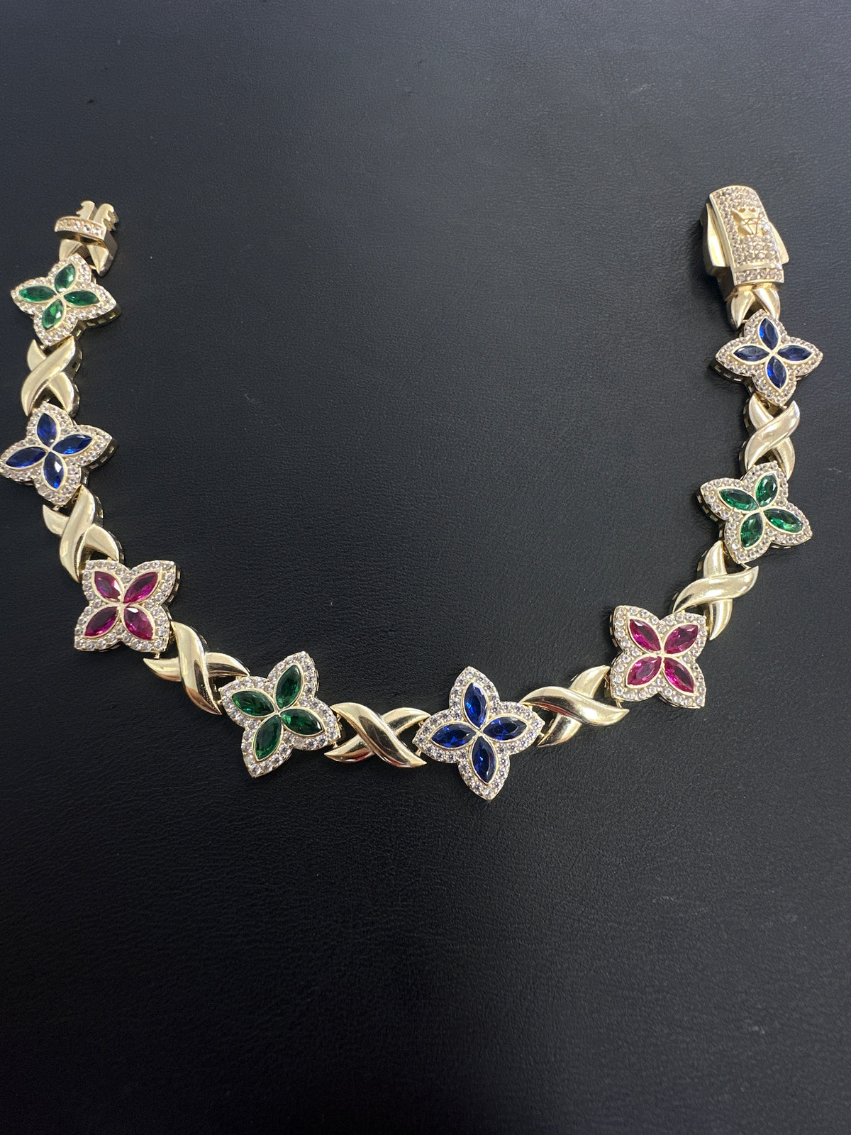 14k bracelet with stars estrellas 18.27g