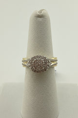 14k Square Diamond Engagement ring lab diamond .50CT (Copy)