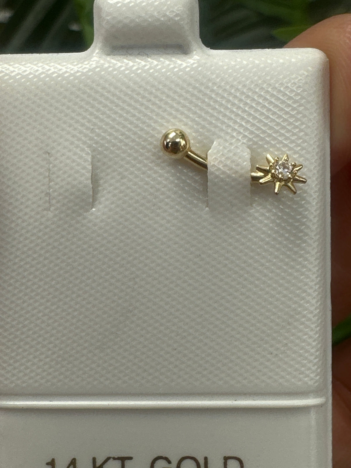 14k earring piercing ejas
