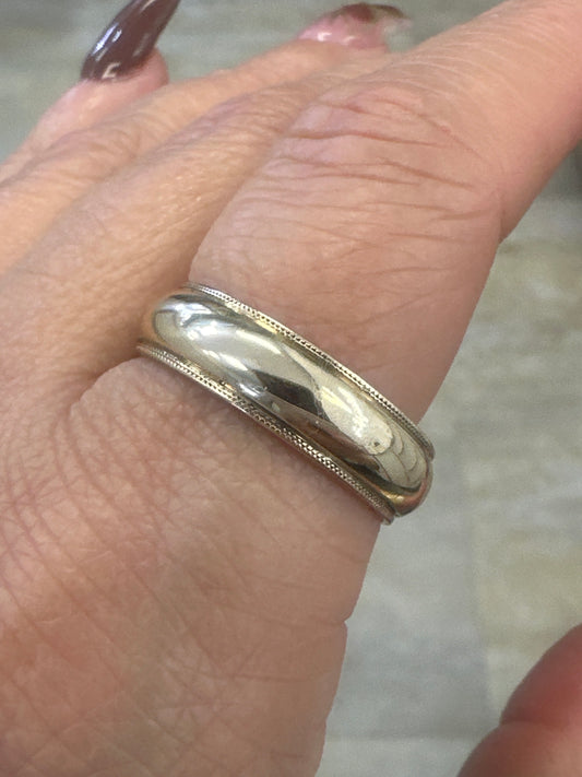 14k band aro plain size #10 6mm