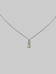 925 necklace silver lab diamonds 1.00ct