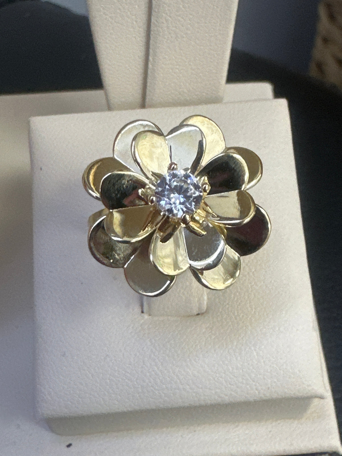 14k flower rosa ring rose