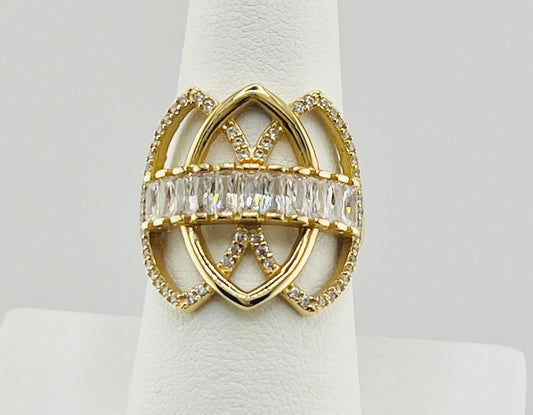 14k ring with stones