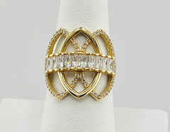 14k ring with stones