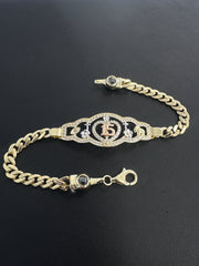 14k bracelet de quince tiara  7.95g