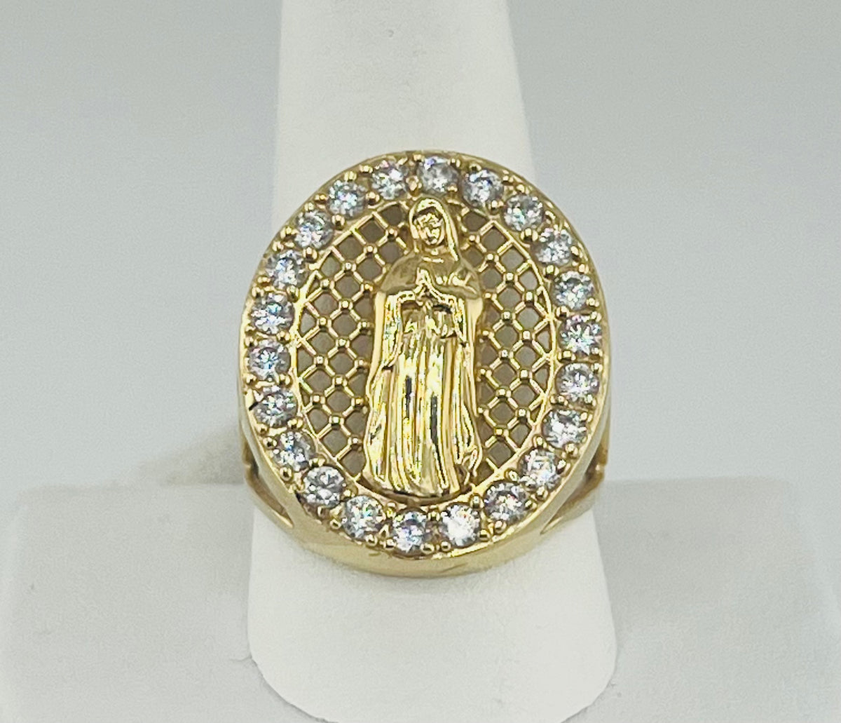 14k ring men virgin stones