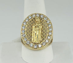 14k ring men virgin stones