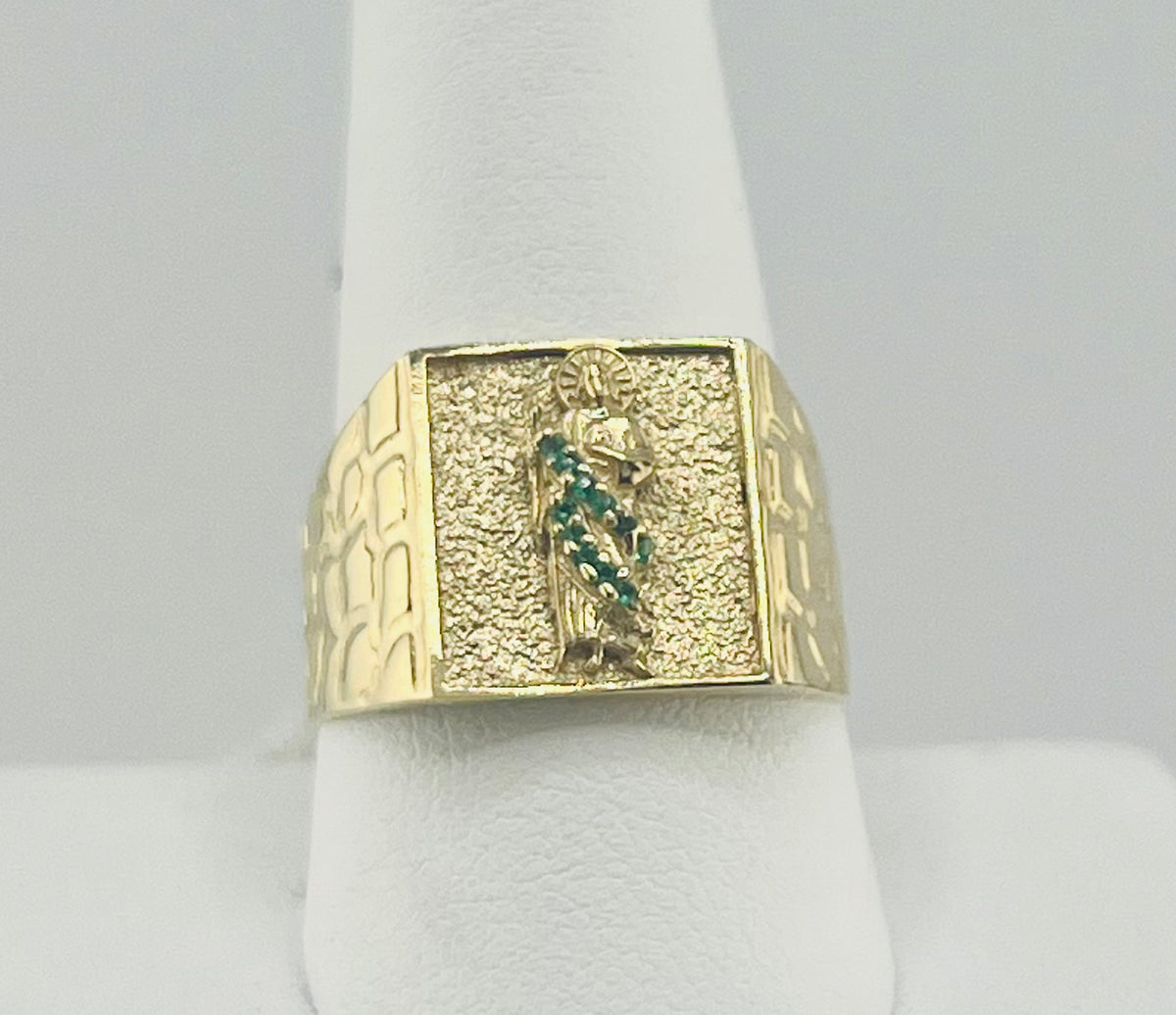 14k san jude ring